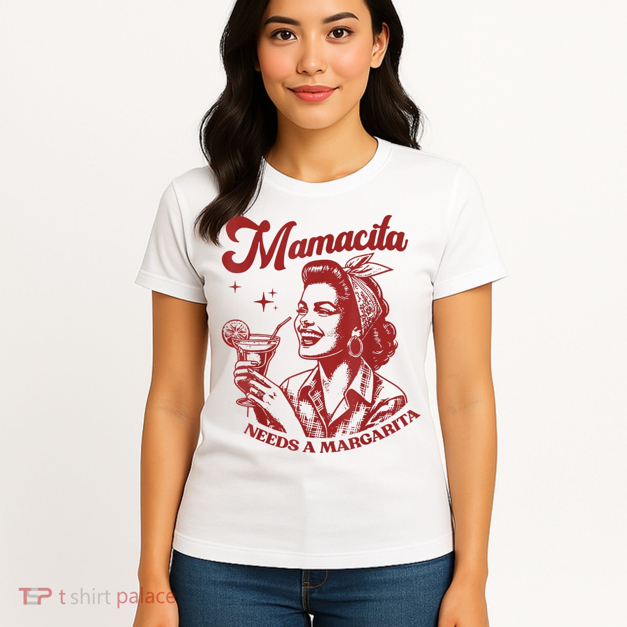 Mamacita Needs A Margarita Retro Women's T-Shirt