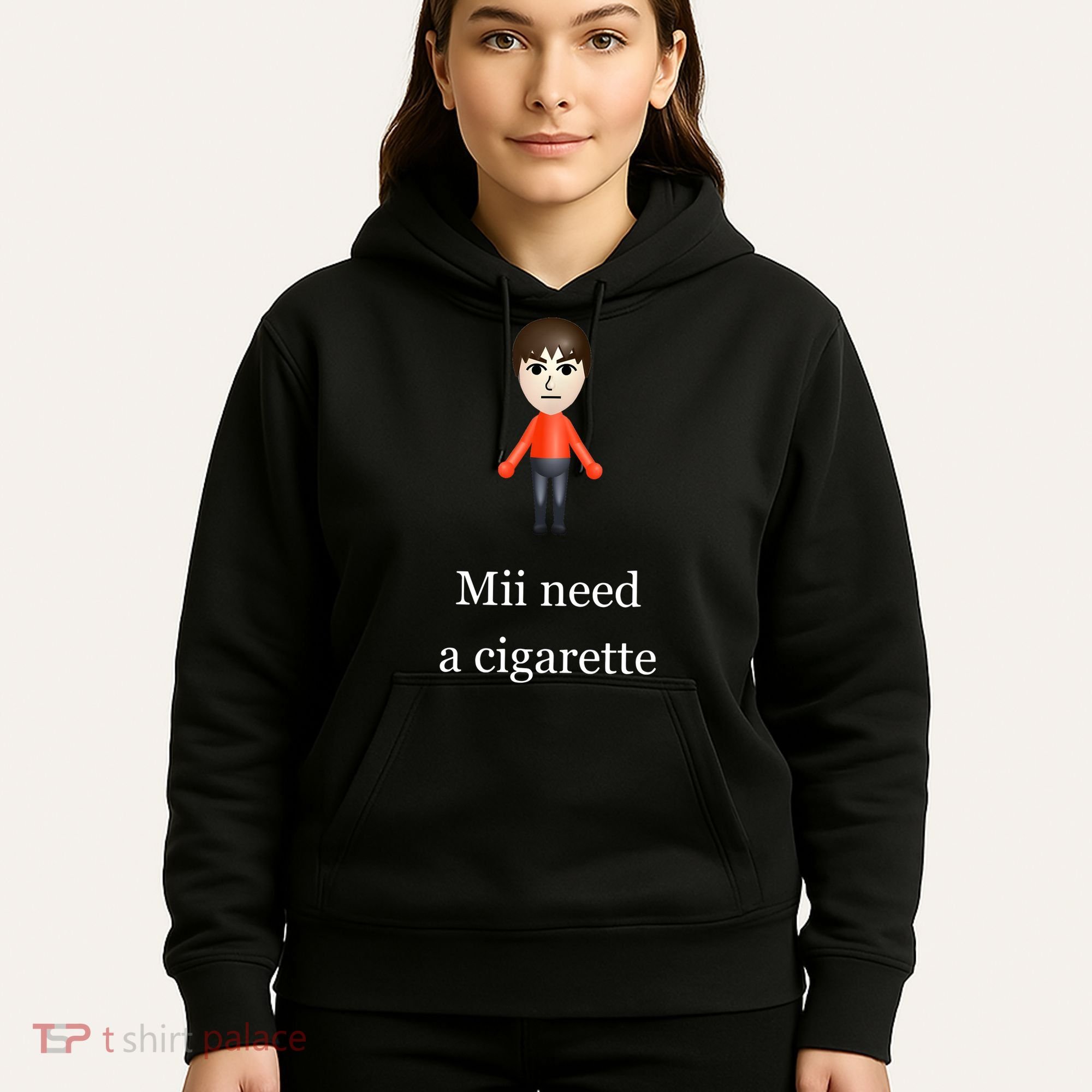 Mii Need A Cigarette Hoodie