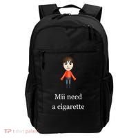 Mii Need A Cigarette Backpack thumb 0