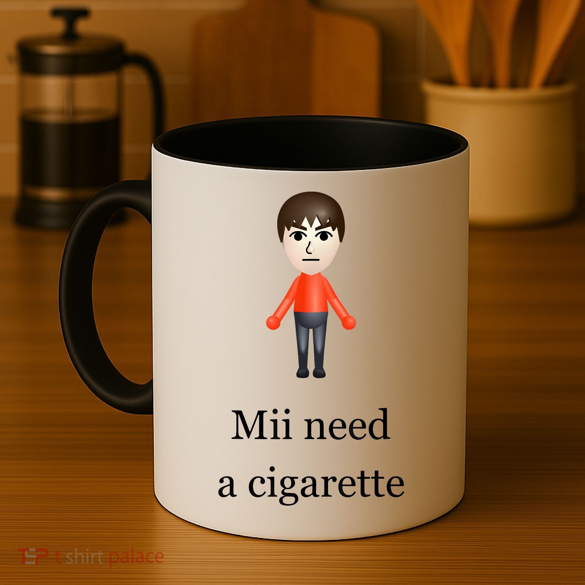 Mii Need A Cigarette Coffee Mug
