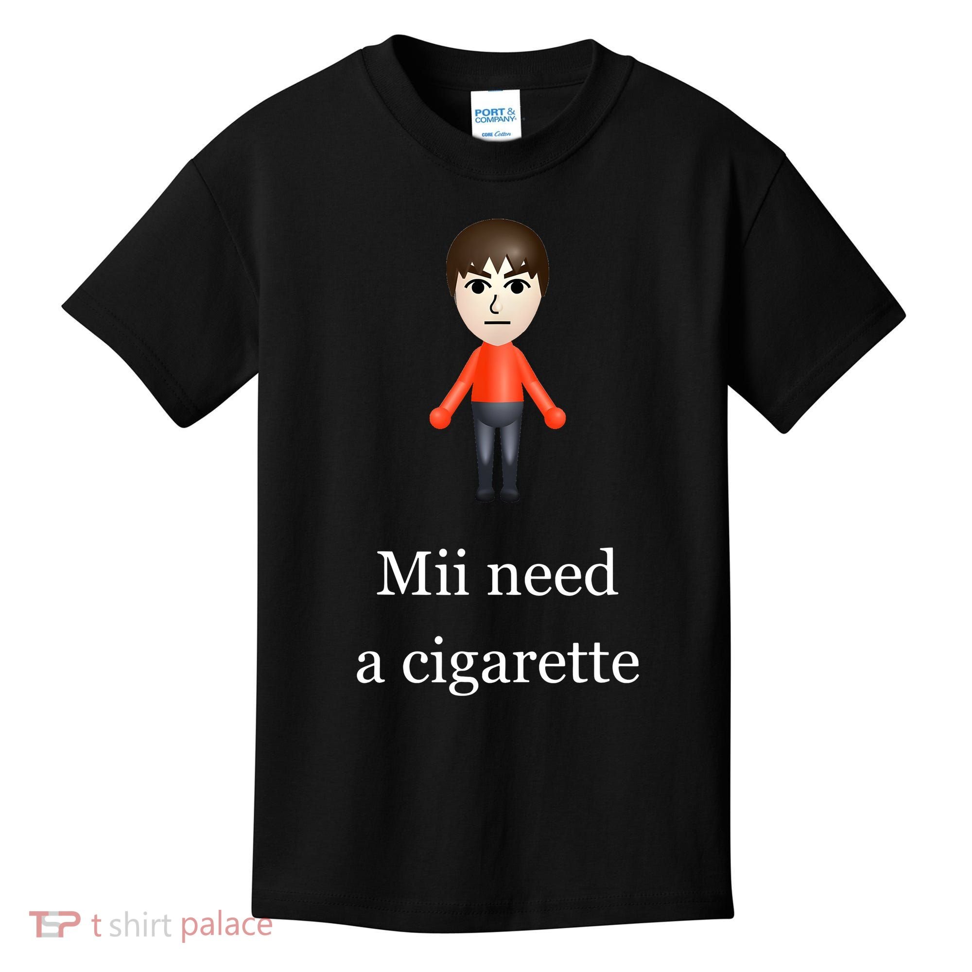 Mii Need A Cigarette Kids T-Shirt
