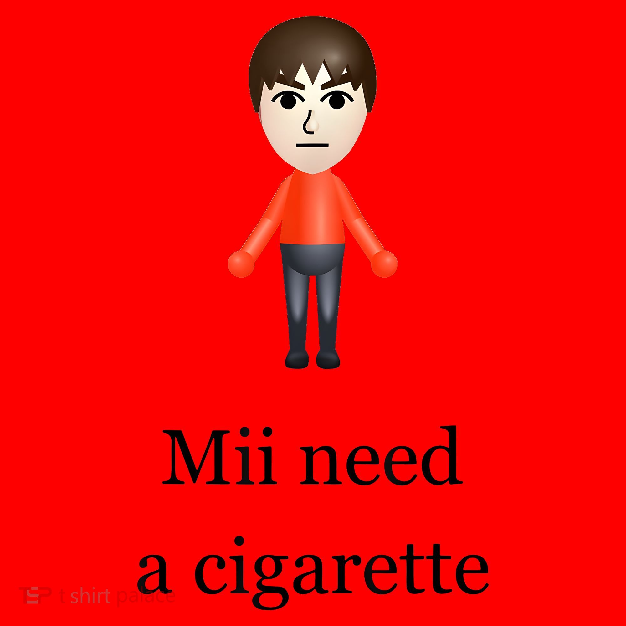 Mii Need A Cigarette Santa Hat
