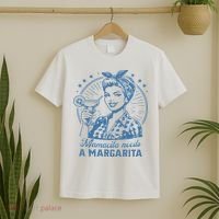 Mamacita Needs A Margarita Funny Drinking Mom Vintage Women T-Shirt thumb 2