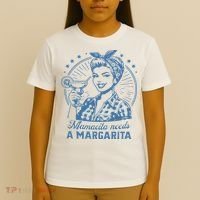 Mamacita Needs A Margarita Funny Drinking Mom Vintage Women T-Shirt thumb 4