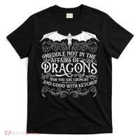 Meddle Not Affairs Dragons Tshirt, Mens Dragon TShirt T-Shirt thumb 0