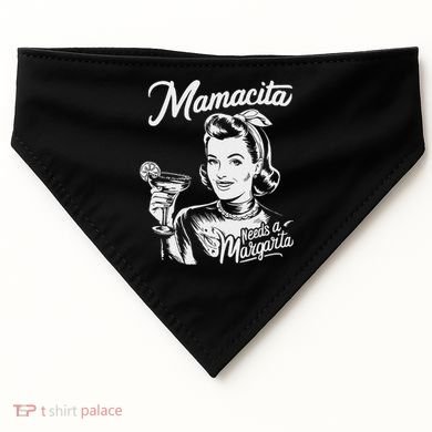 Mamacita Needs A Margarita USA-Made Doggie Bandana