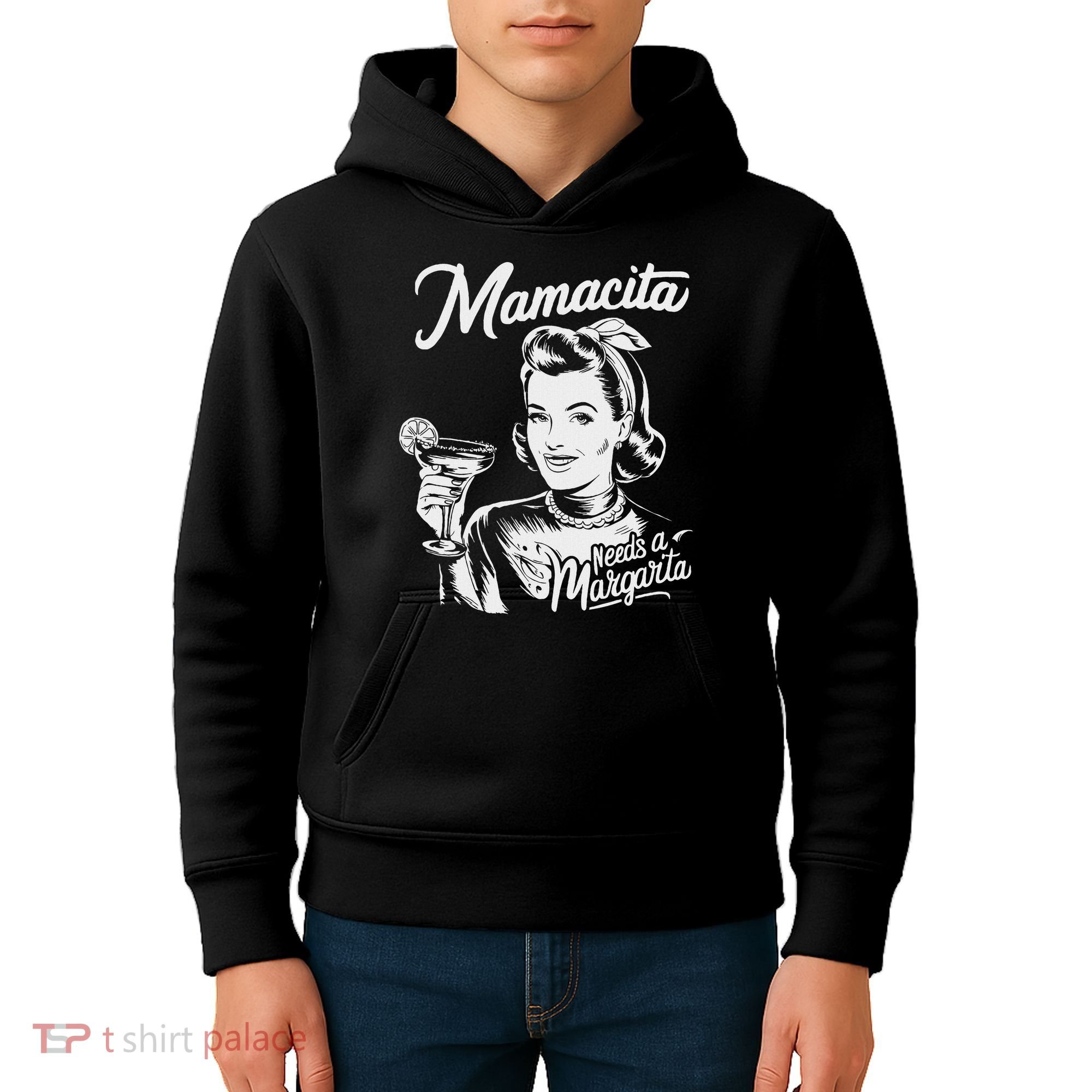 Mamacita Needs A Margarita Kids Hoodie