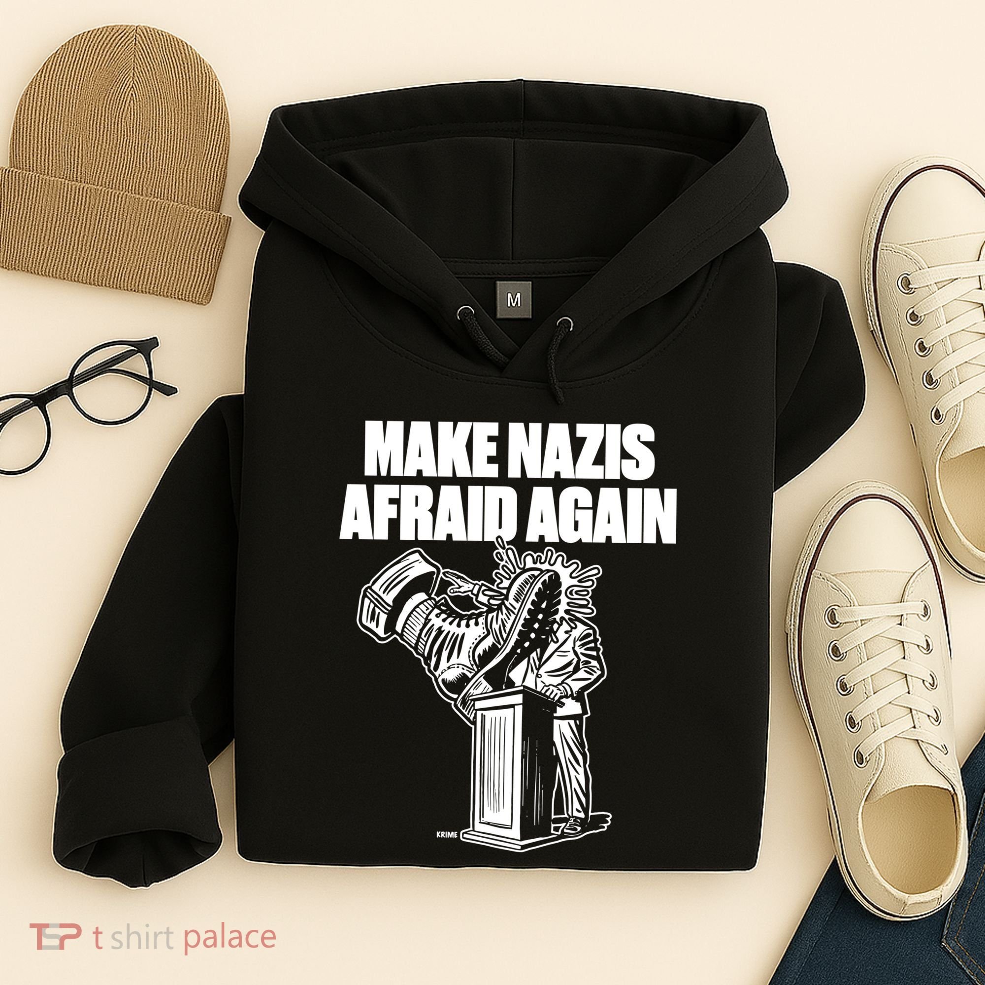 Make Nazis Afraid Again Hoodie
