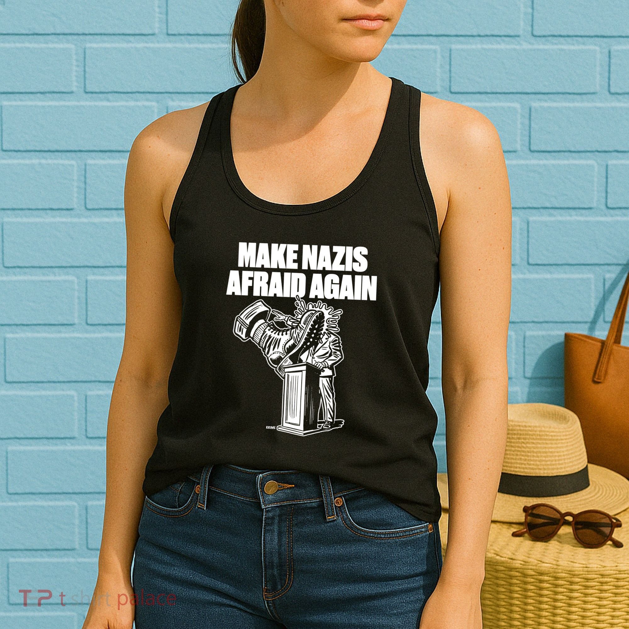 Make Nazis Afraid Again Women's Tank Top