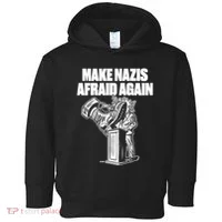 Make Nazis Afraid Again Toddler Hoodie thumb 0