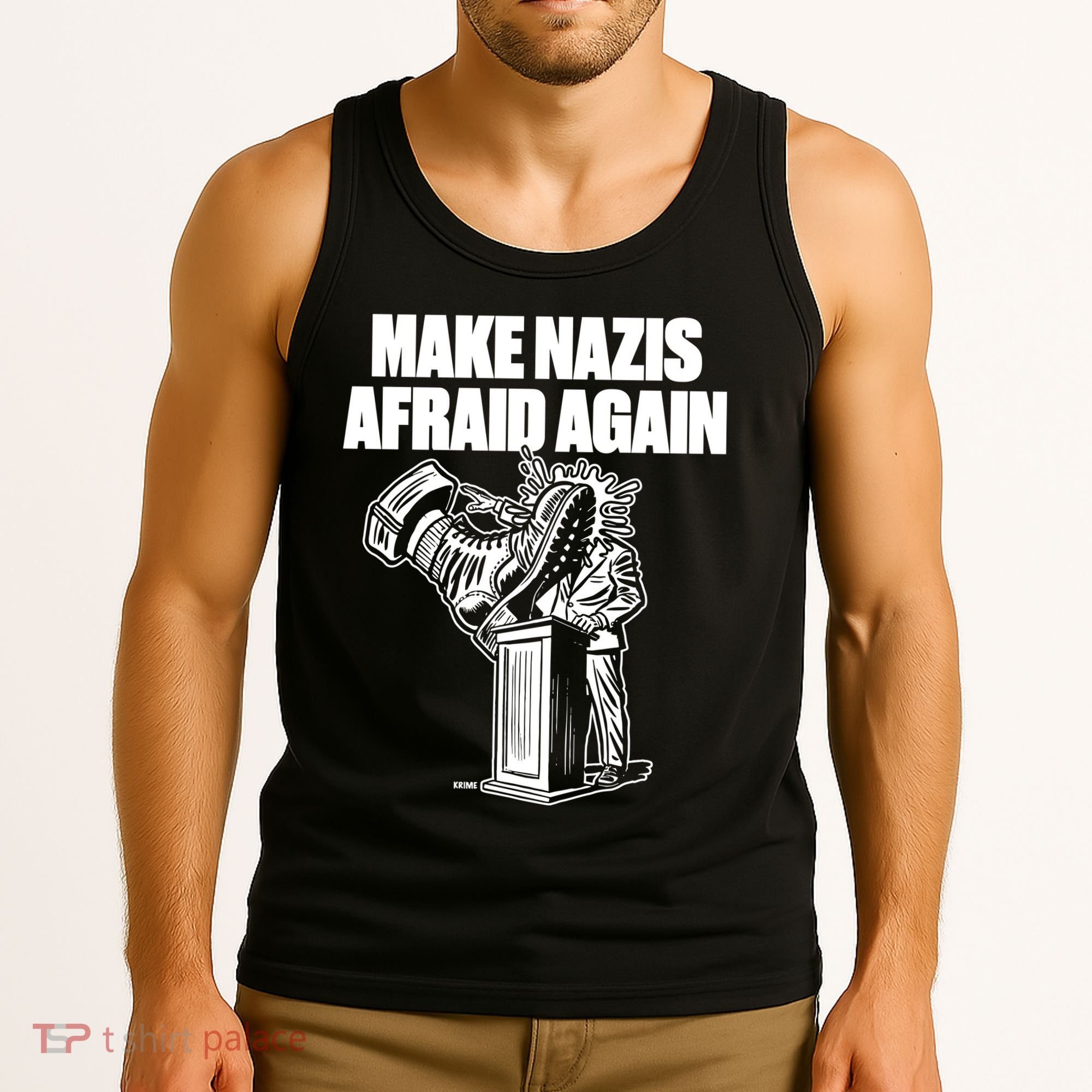 Make Nazis Afraid Again Tank Top
