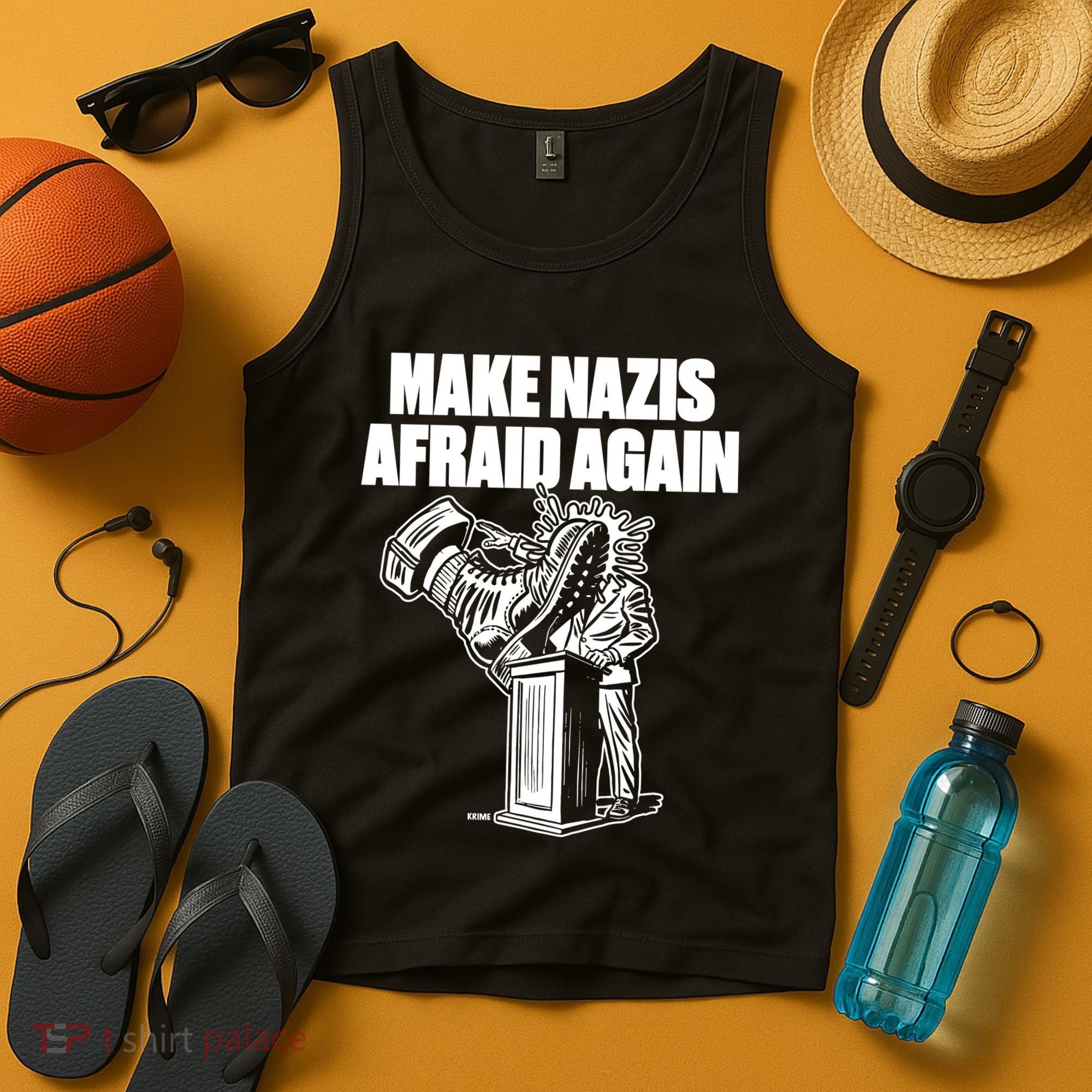 Make Nazis Afraid Again Tank Top