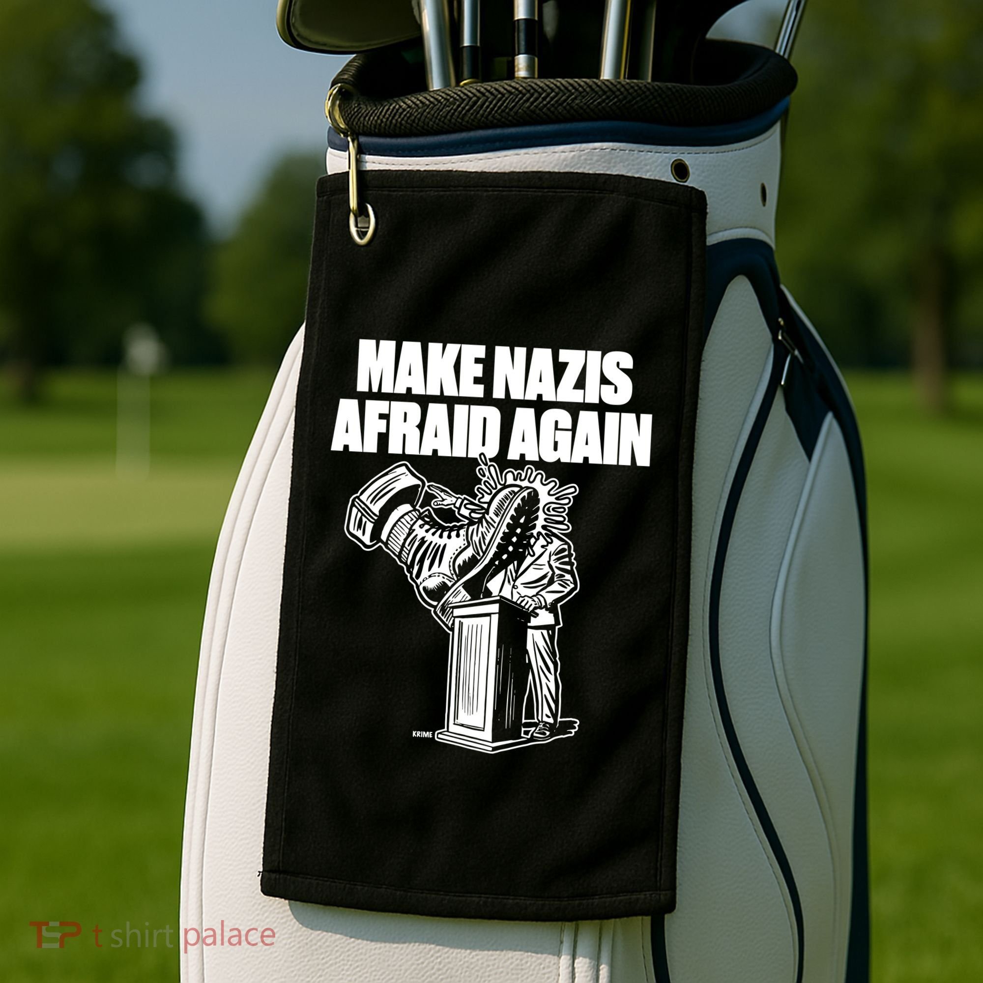 Make Nazis Afraid Again Golf Towel