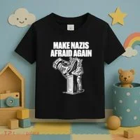 Make Nazis Afraid Again Toddler T-Shirt thumb 3