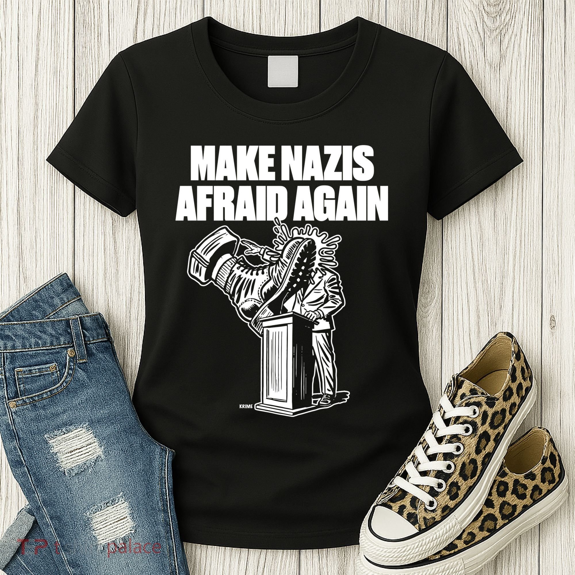 Make Nazis Afraid Again Women's T-Shirt