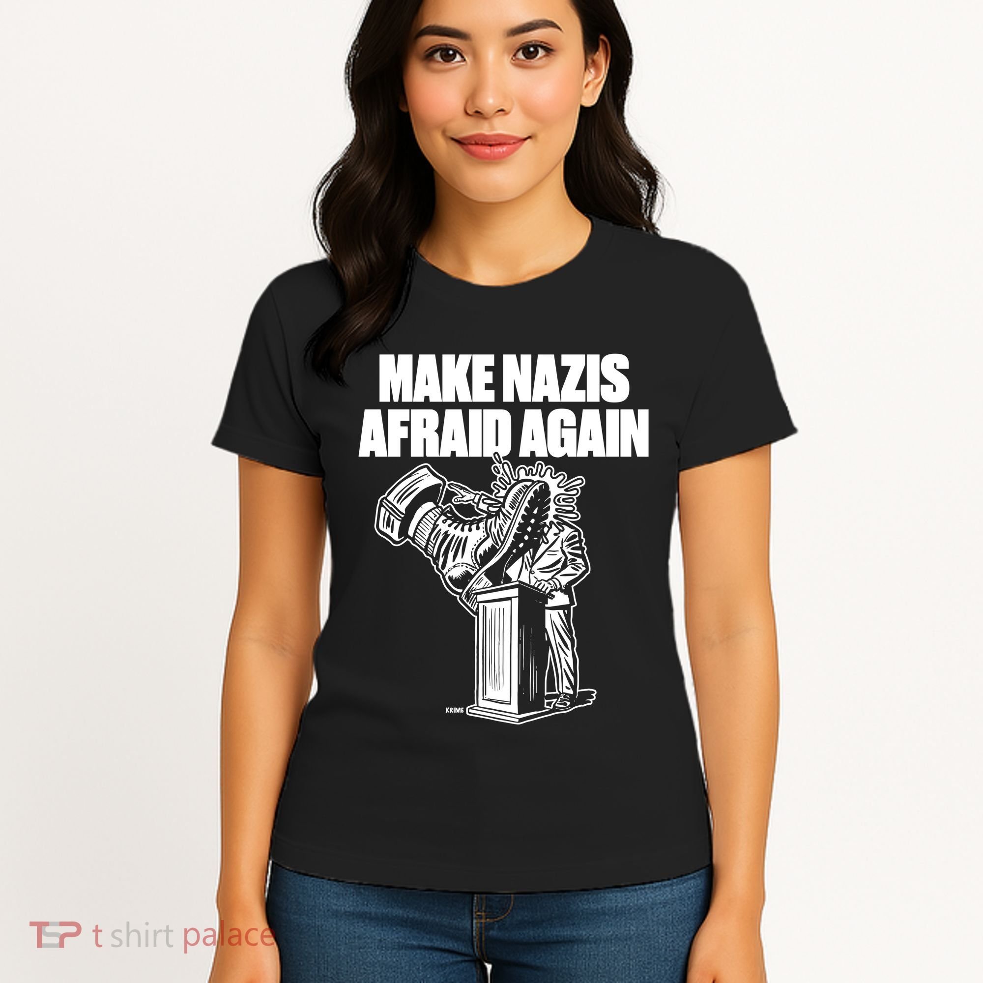 Make Nazis Afraid Again Women's T-Shirt
