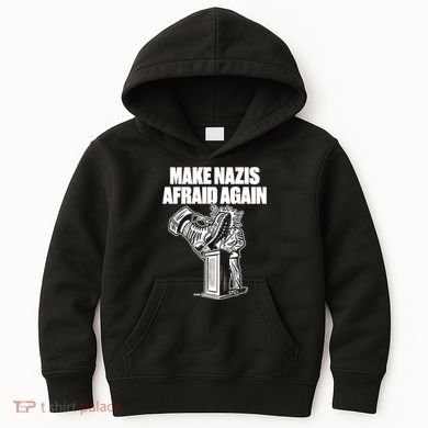 Make Nazis Afraid Again Kids Hoodie