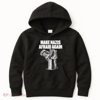 Make Nazis Afraid Again Kids Hoodie thumb 0