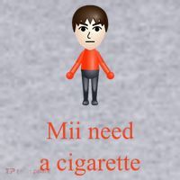 Mii Need A Cigarette Women's Sweatshirt thumb 2