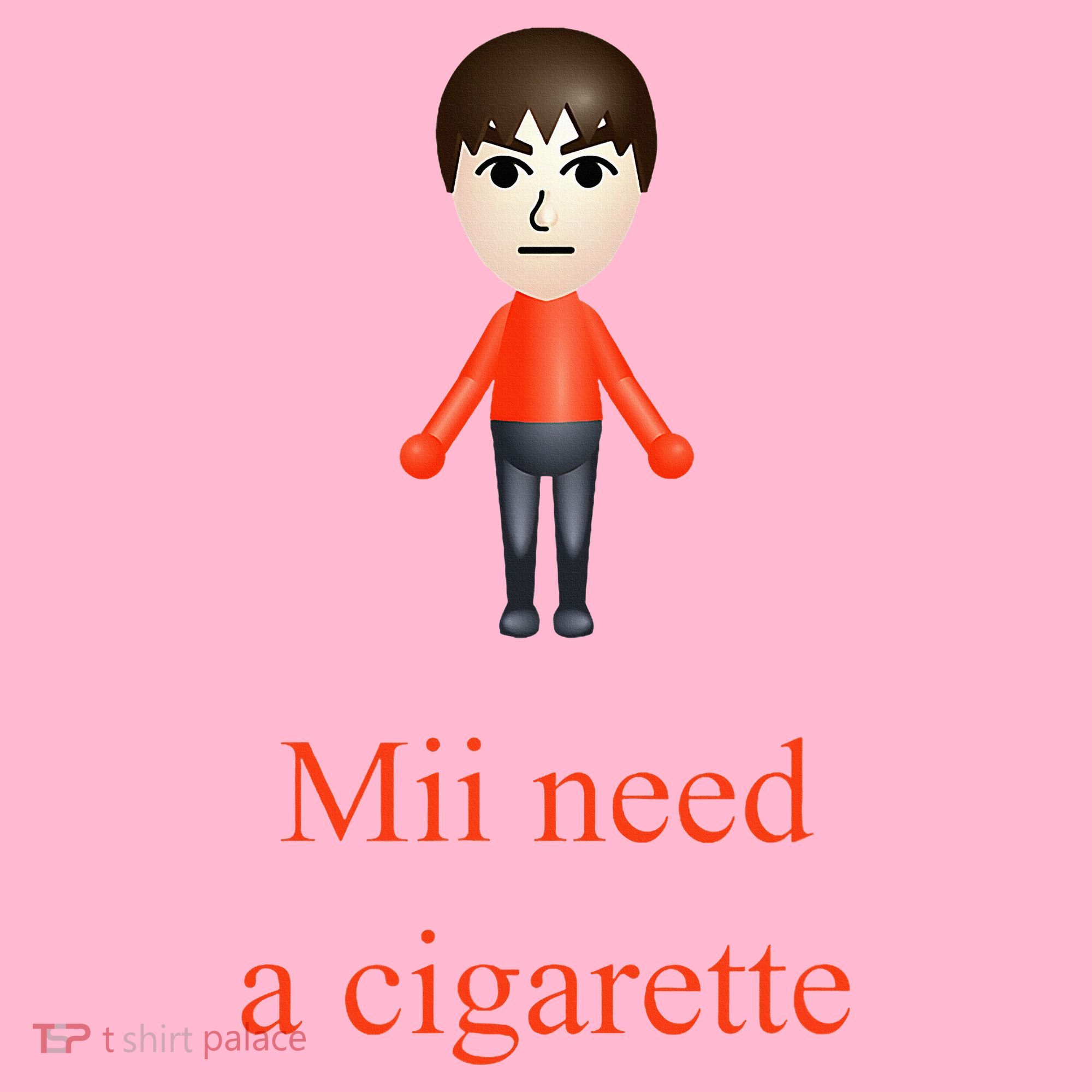 Mii Need A Cigarette Coaster
