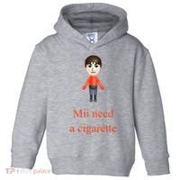 Mii Need A Cigarette Toddler Hoodie thumb 0