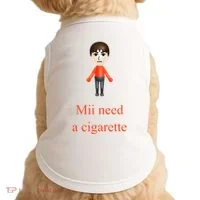 Mii Need A Cigarette Doggie Tank thumb 0