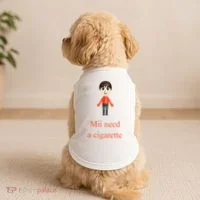 Mii Need A Cigarette Doggie Tank thumb 2