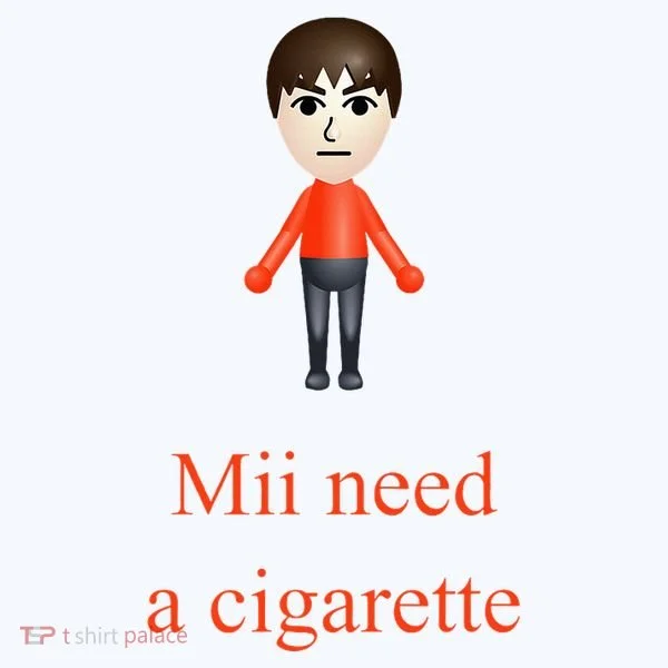Mii Need A Cigarette Doggie Tank