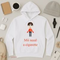 Mii Need A Cigarette Hoodie thumb 3