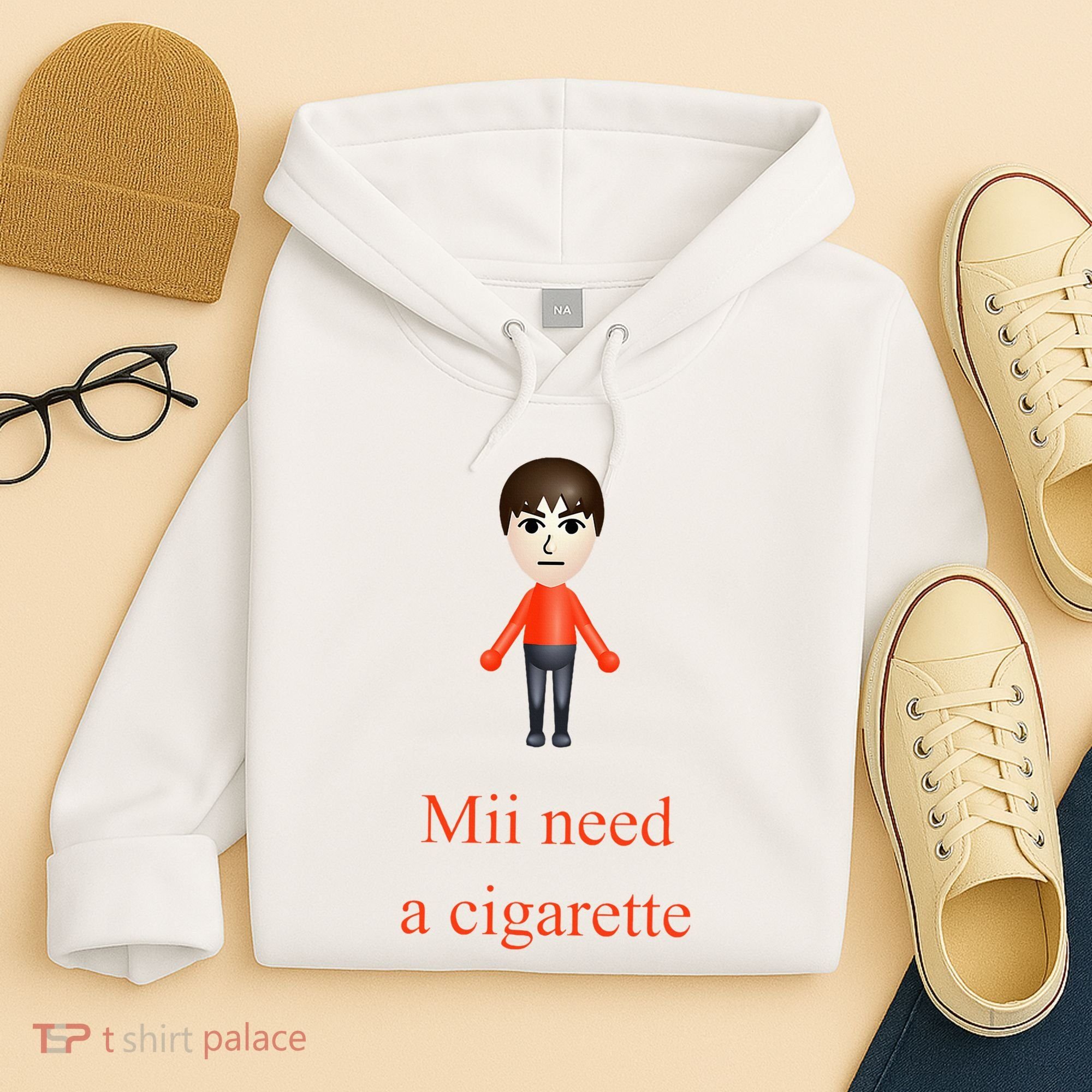 Mii Need A Cigarette Hoodie