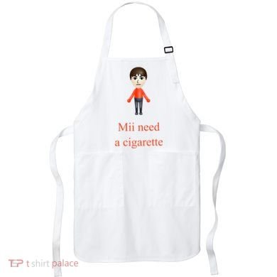 Mii Need A Cigarette Apron