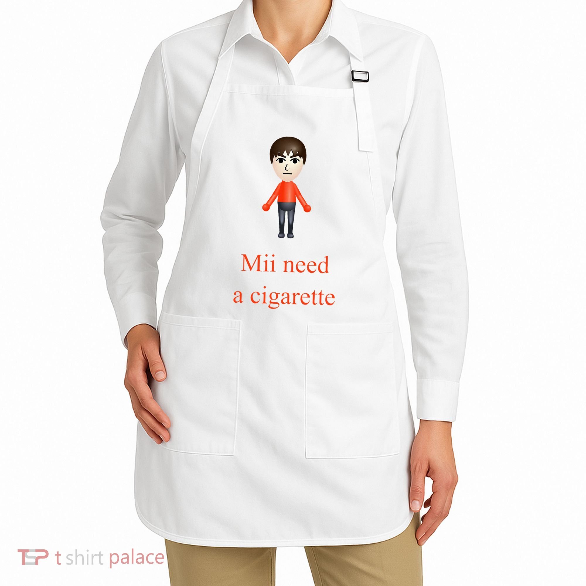 Mii Need A Cigarette Apron