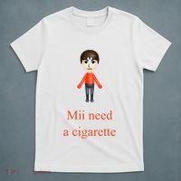 Mii Need A Cigarette T-Shirt thumb 5