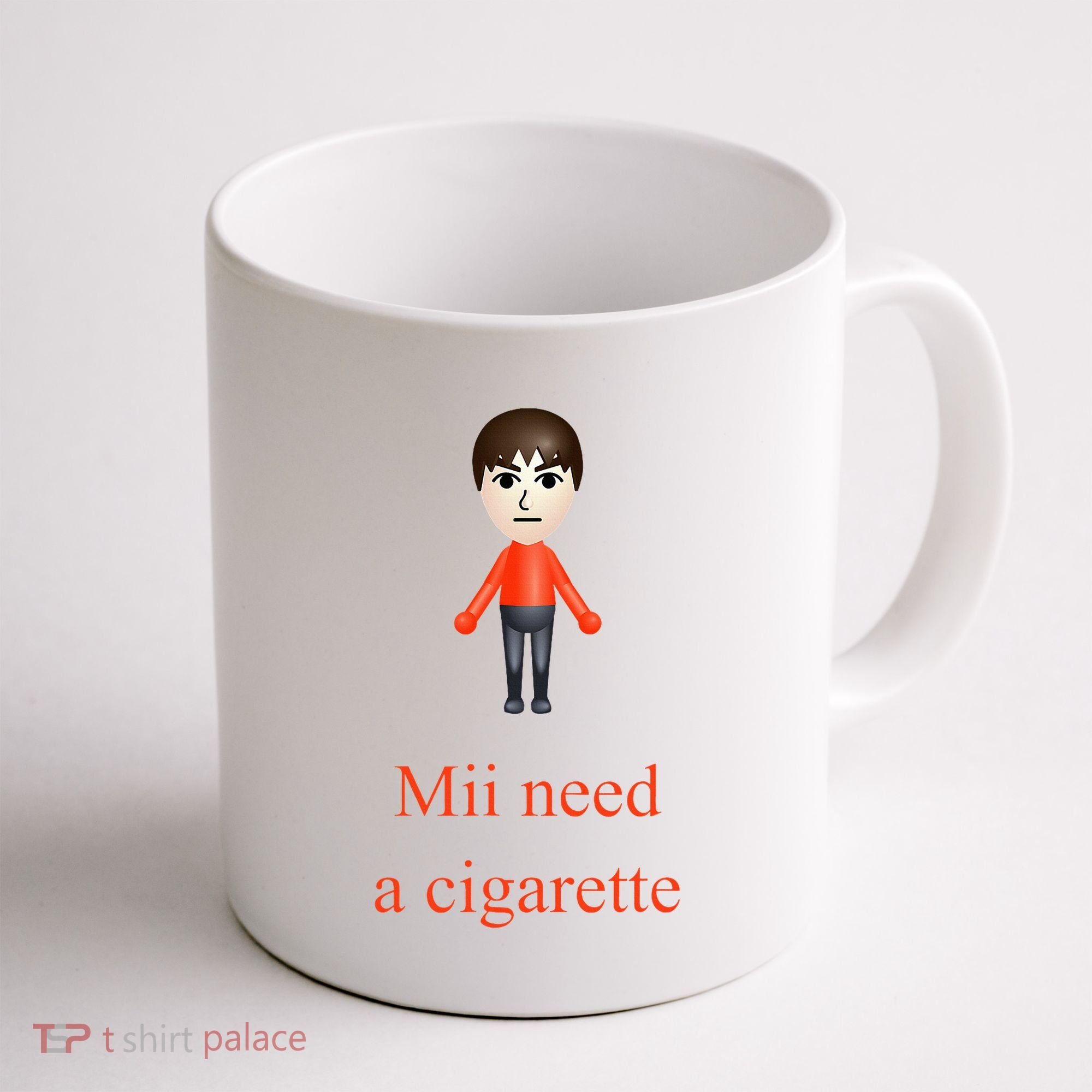 Mii Need A Cigarette Coffee Mug