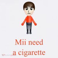 Mii Need A Cigarette Women's Hoodie thumb 2