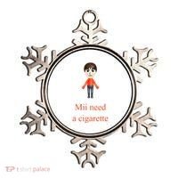 Mii Need A Cigarette Ornament thumb 0