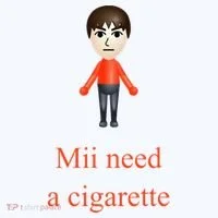 Mii Need A Cigarette Baby Bodysuit thumb 2