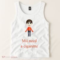 Mii Need A Cigarette Tank Top thumb 2