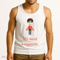 Mii Need A Cigarette Tank Top thumb 3
