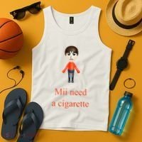 Mii Need A Cigarette Tank Top thumb 4