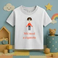 Mii Need A Cigarette Toddler T-Shirt thumb 3