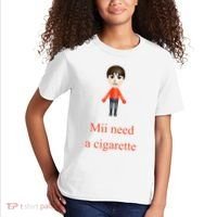 Mii Need A Cigarette Kids T-Shirt thumb 2