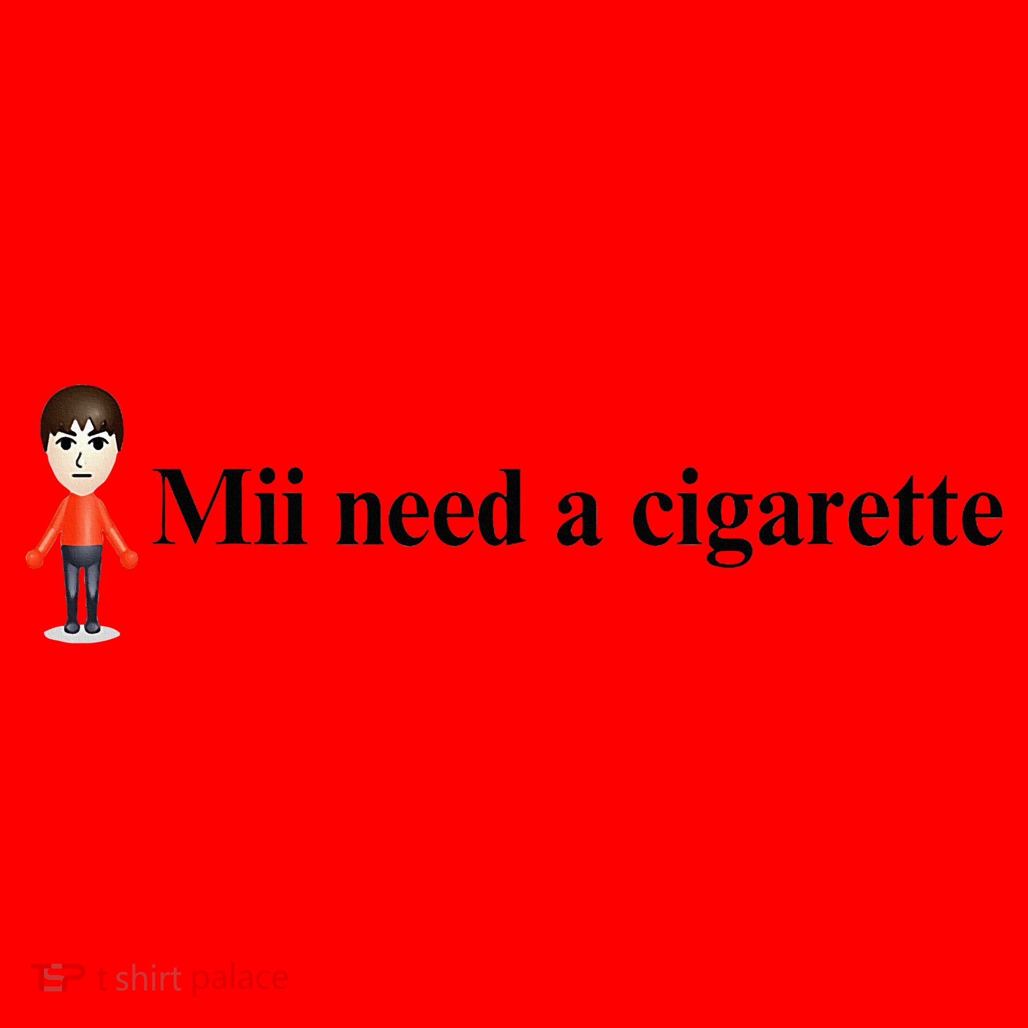 Mii Need A Cigarette Santa Hat