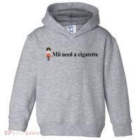 Mii Need A Cigarette Toddler Hoodie thumb 0