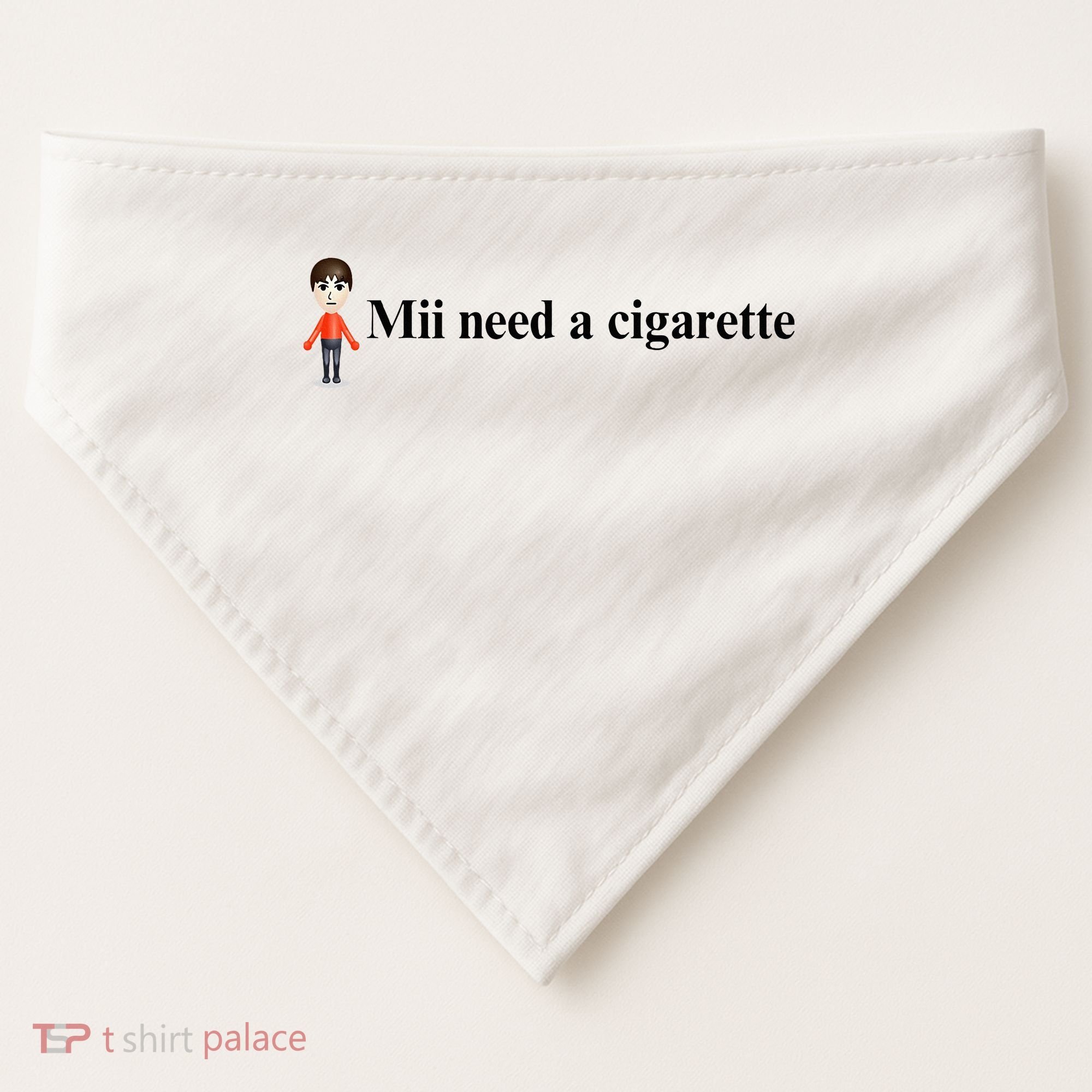 Mii Need A Cigarette USA-Made Doggie Bandana