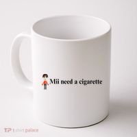 Mii Need A Cigarette Coffee Mug thumb 0