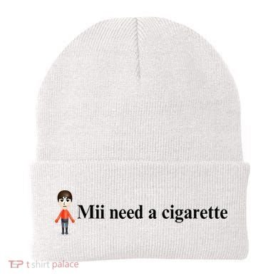 Mii Need A Cigarette Beanie