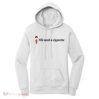 Mii Need A Cigarette Women's Hoodie thumb 0
