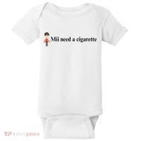 Mii Need A Cigarette Baby Bodysuit thumb 0