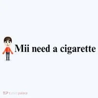 Mii Need A Cigarette Baby Bodysuit thumb 2